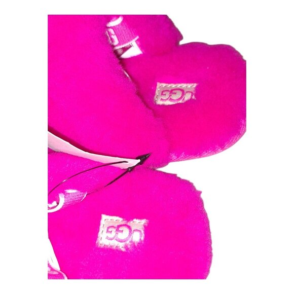 UGG Baby Fluff Yeah Slide Slippers Sandals Pink Size M 12–18 Month NEW Princess - Picture 4 of 6